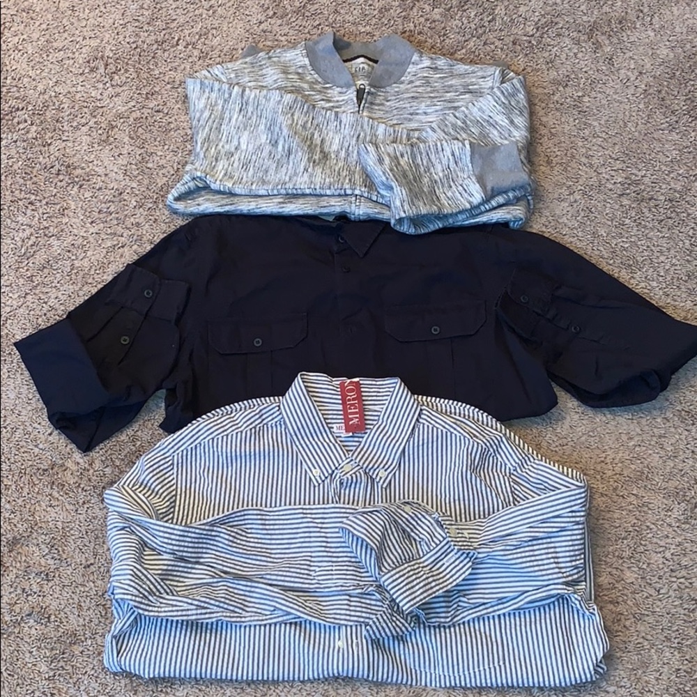 Men’s XL lot of shirts sweatshirt gap merona